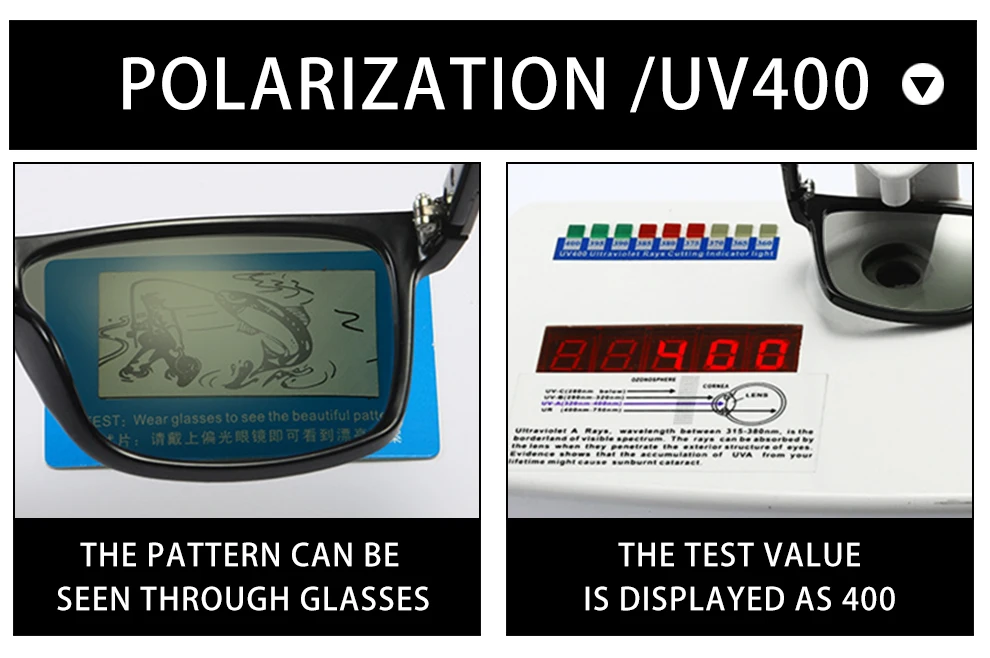 نظارات شمسية مستقطبة للرجال والنساء، نظارات القيادة، نظارات الصيد، نظارات رياضية كلاسيكية