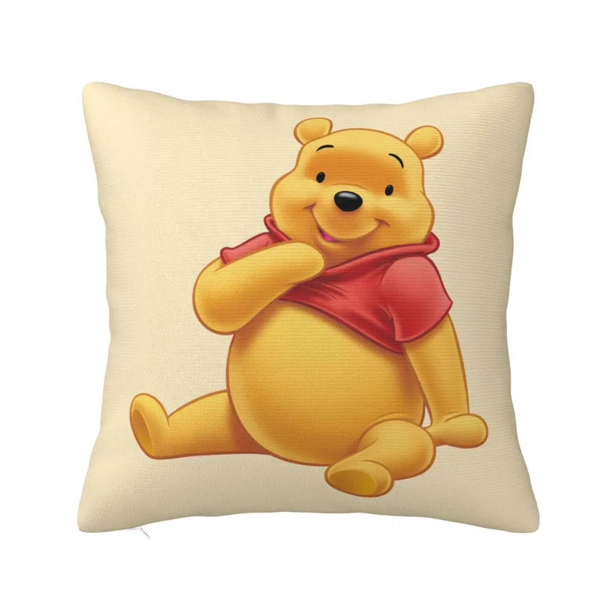 

Winnie The Pooh Pillowcase Soft Polyester Cushion Cover Gift Throw Pillow Case Cover Home Zipper 18"