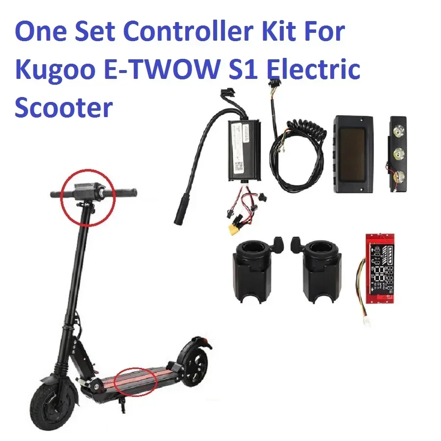 One Controller Kit 36V 350W Master Digital Controller Thumb Grip for 8-inch Kugoo S1/S2/S3 for E-TWOW Electric Scooter