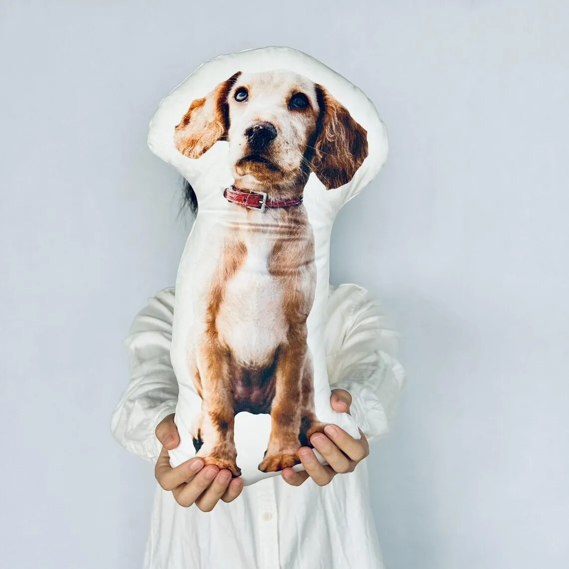Customized ugly and funny plush pillows without white edges, customized with abstract and funny pet photo shapes for your photos