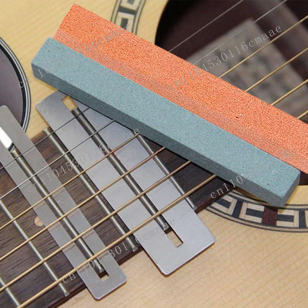 

New Set of Guitar Making Tools, Stainless Steel Fingerboard Cover, String Lifting Tool, Nut, Grinding Stone Polishing Plate
