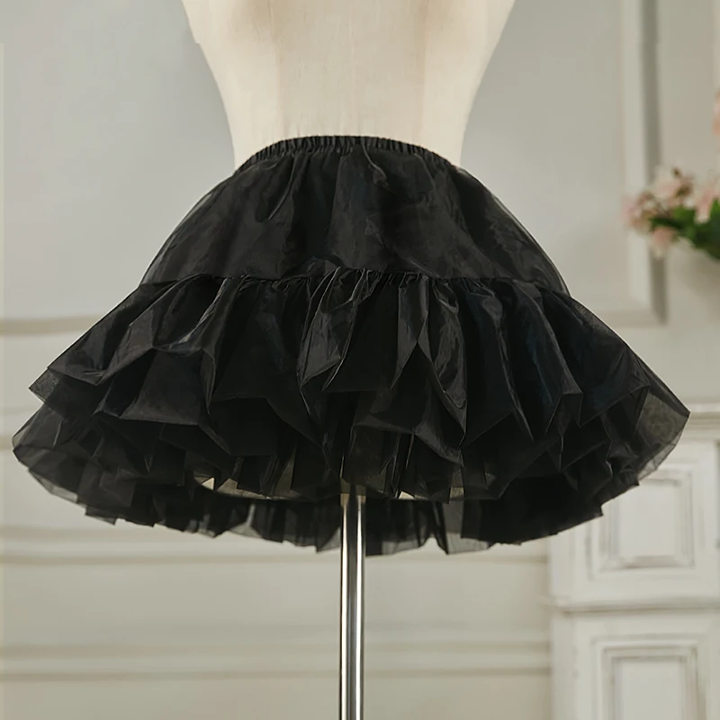 Short Puffy Skirt for Women Fluffy Petticoat Mini Skirt Crinoline Underskirt Puffy Tutu Skirt For Women Petticoats Skirts