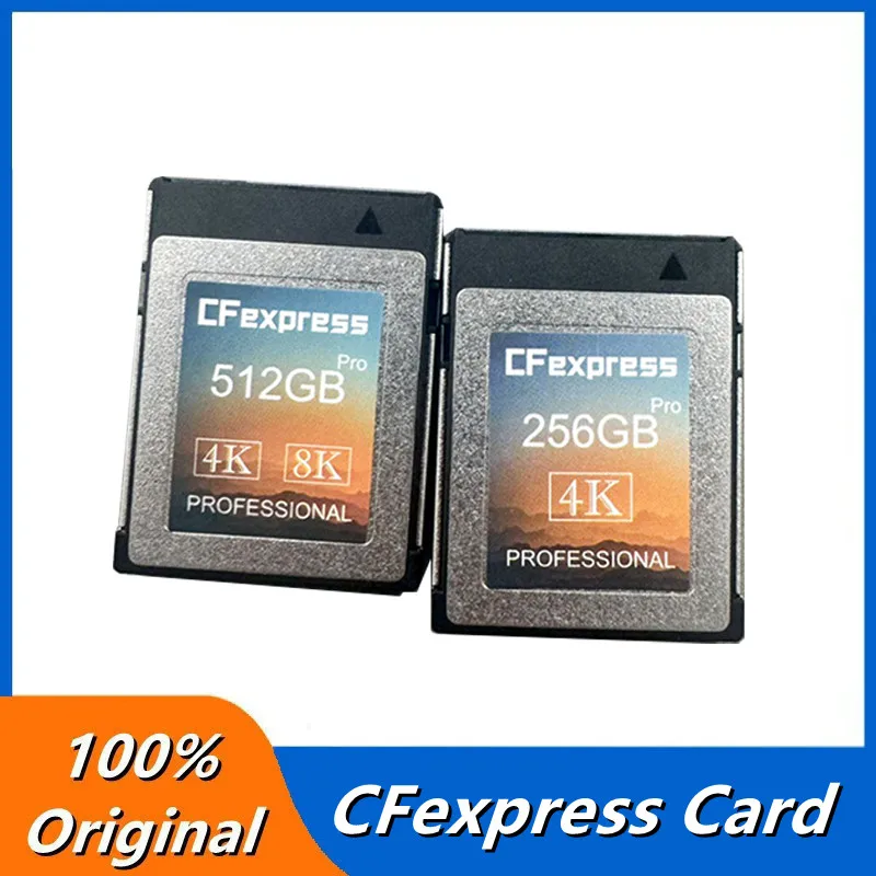 Original Brand 512GB 256GB CFexpress Type B Card 128GB Memory Card For Canon R5 DX3 Nikon D6 Z6 Z7 Panasonic S1 S1R