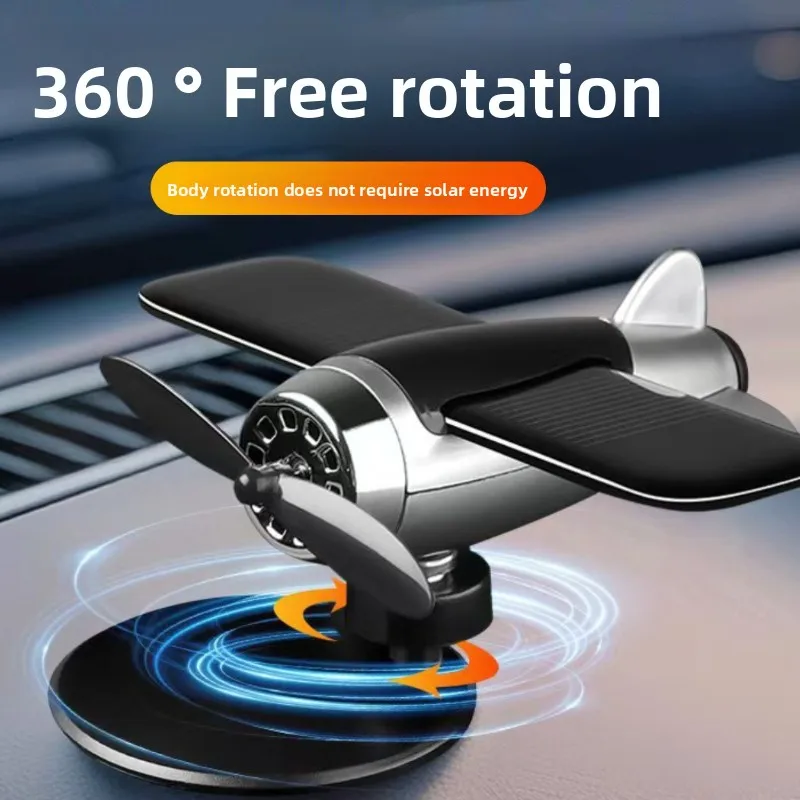 

Car Accessories Ornaments, Solar Drifting Small Aircraft Center Console Car Ornaments
