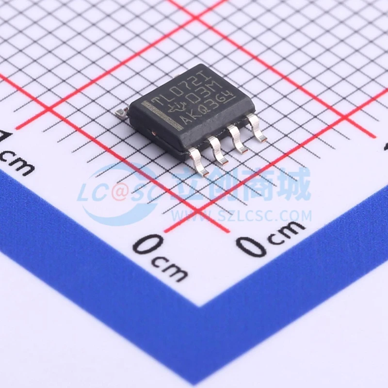 (10PCS)  TL TL072 072 TL072ID  TL072IDR SOP 8  SMD LOW-NOISE JFET-INPUT OPERATIONAL AMPLIFIERS