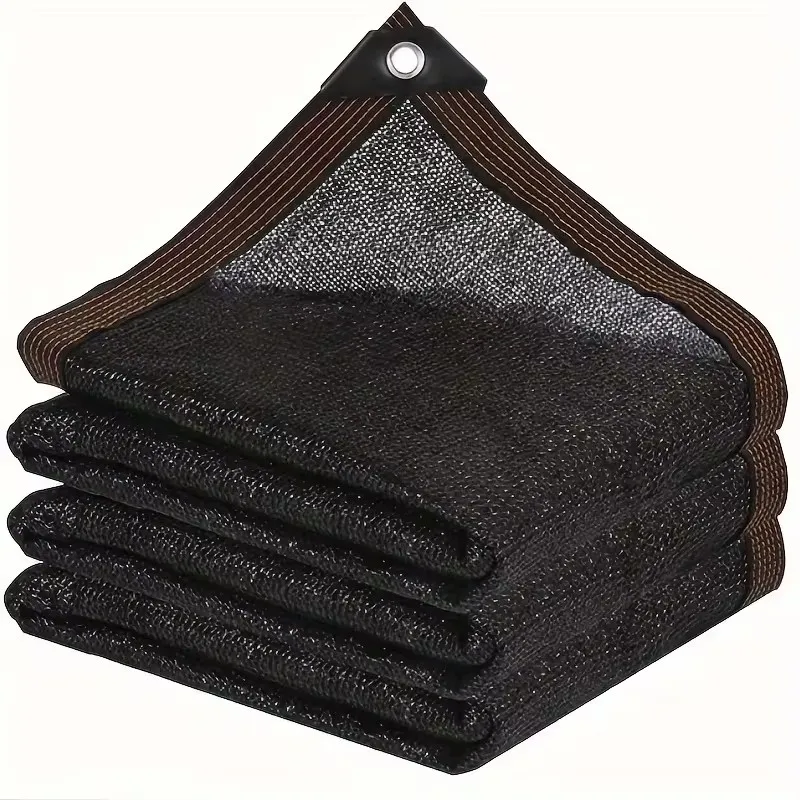 Black breathable sunshade net - high-density polyethylene net suitable for greenhouses, terraces, plants, pavilions, and porches