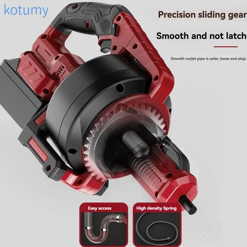 Portable Electric Drain Cleaner Machine, Household Sewer Pipe Unblocker for Toilet, Kitchen & Bathroom Floor Drain Clogs