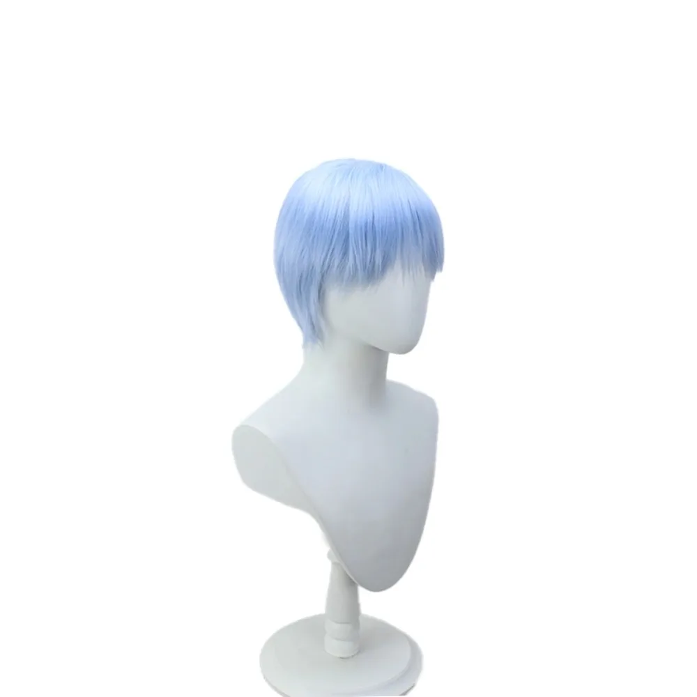 Frieren Himmel Cosplay Wig Blue Anime Hair