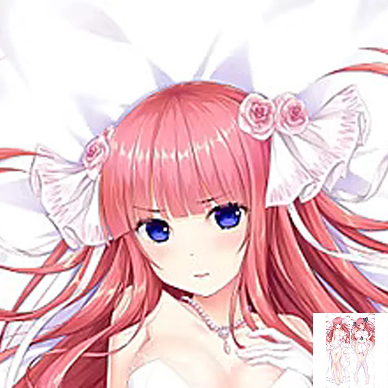

Dakimakura Anime Nino Nakano 2 Side Printed Hugging Body Pillowcase Cushion Bedding Decor Pillow Cover 2024