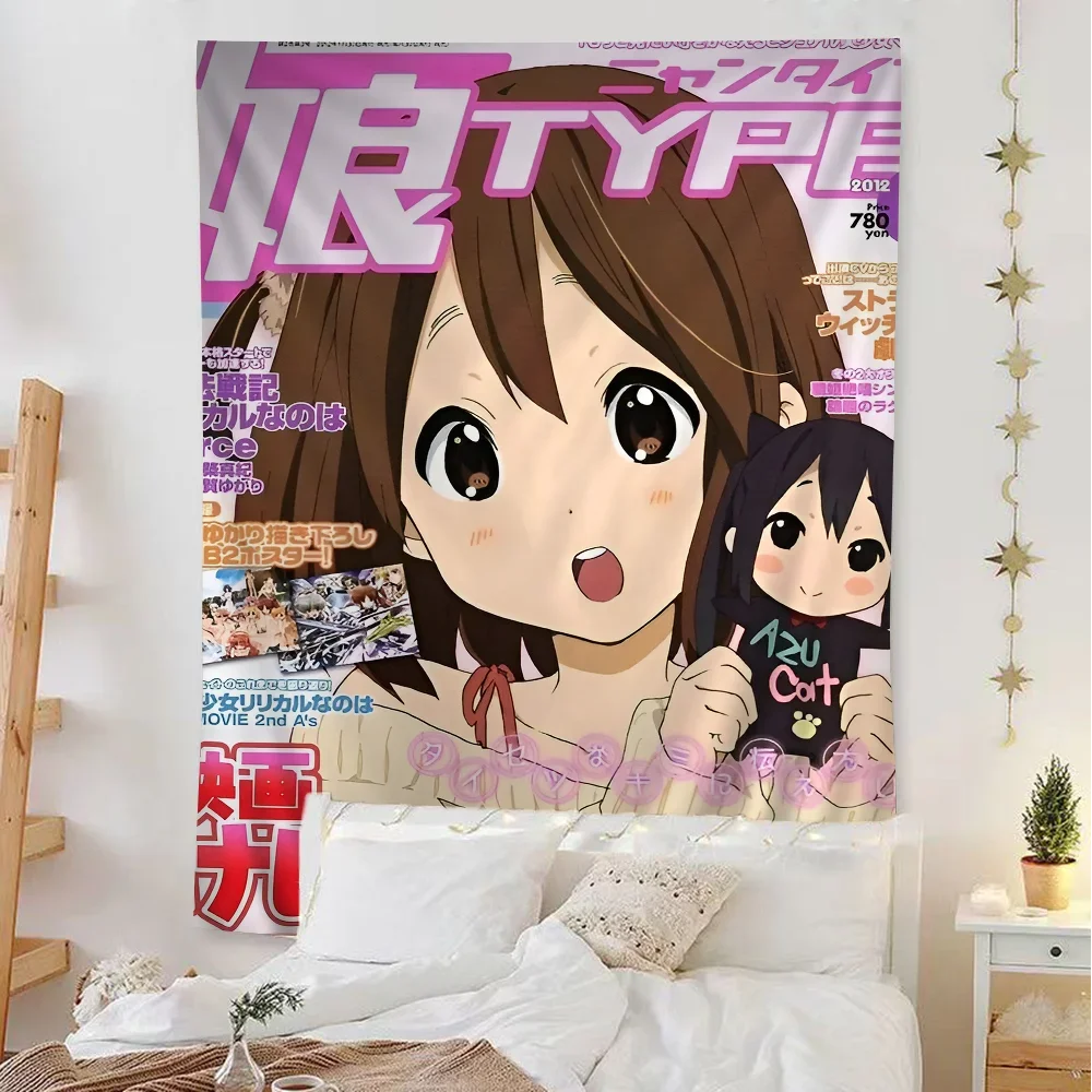 K-On Anime Cartoon Tapestry Art Science Fiction Room Home Decor Art Home Decor