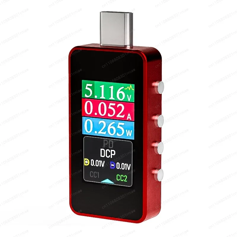 RK-C1 Power Meter Color Screen Fast Charging Tester Voltage and Current Meter 8A Gravity Rotation Tester accessories