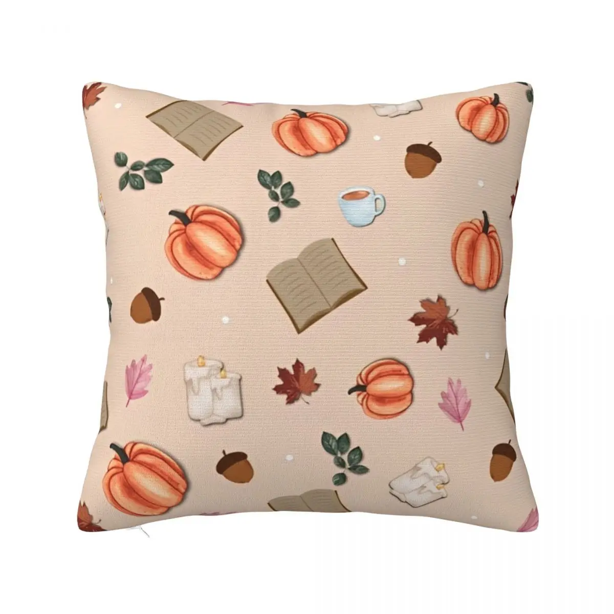 Thanksgiving Pumpkin Turkey Maple Leaf Pillowcase Printed Polyester Cushion Cover Cartoon Pillow Case Cover Home Wholesale 18