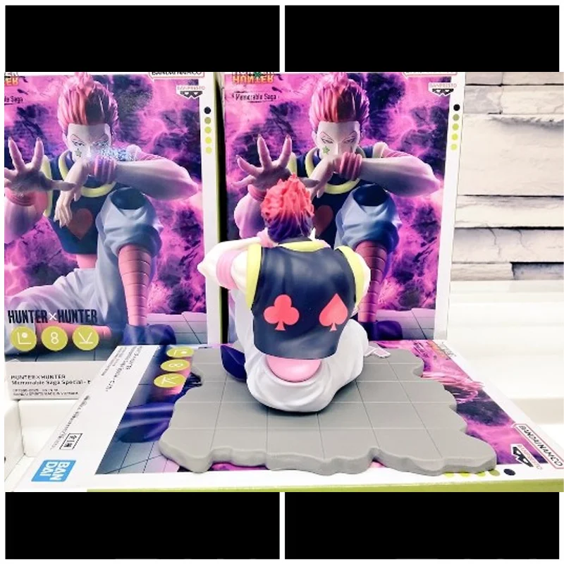 

Оригинальный Bandai Namco Banpresto Hunter Hunter Hisoka Hunter, памятная сага, специальный коллекционный орнамент, фигурка из ПВХ, модель игрушки в подарок