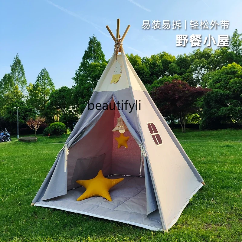 Nordic style children's tent boys and girls toy house baby indoor game house