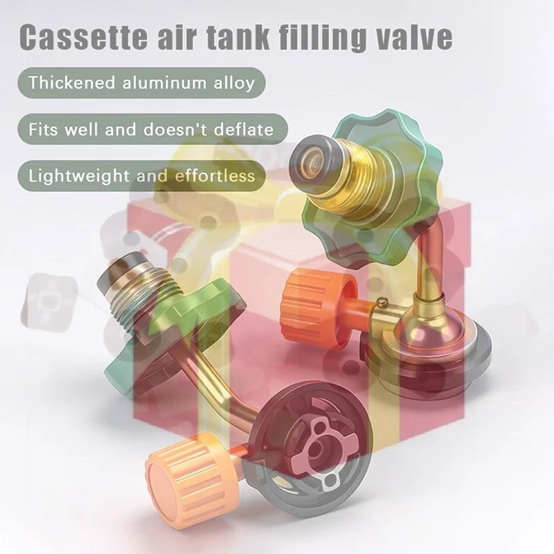 【HG】Gas Butane Cylinder Tank Charging Valve Refill Connector Adapter For Outdoor Camping Picnic Cylinder Filling Adapter