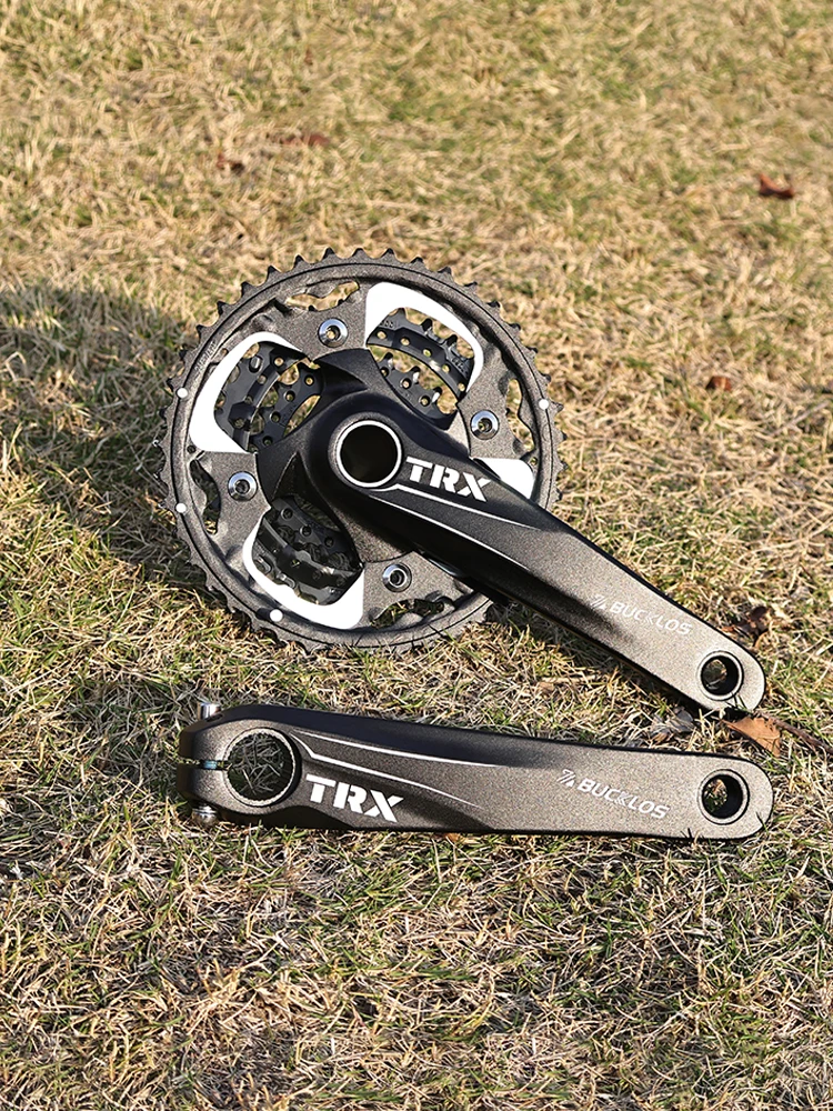 AliExpress BUCKLOS Bicycle Crankset 104BCD Bike Crank Set with BB 9/10S Speed Chainring Aluminum Alloy MTB Integrated Crank Cycling Parts