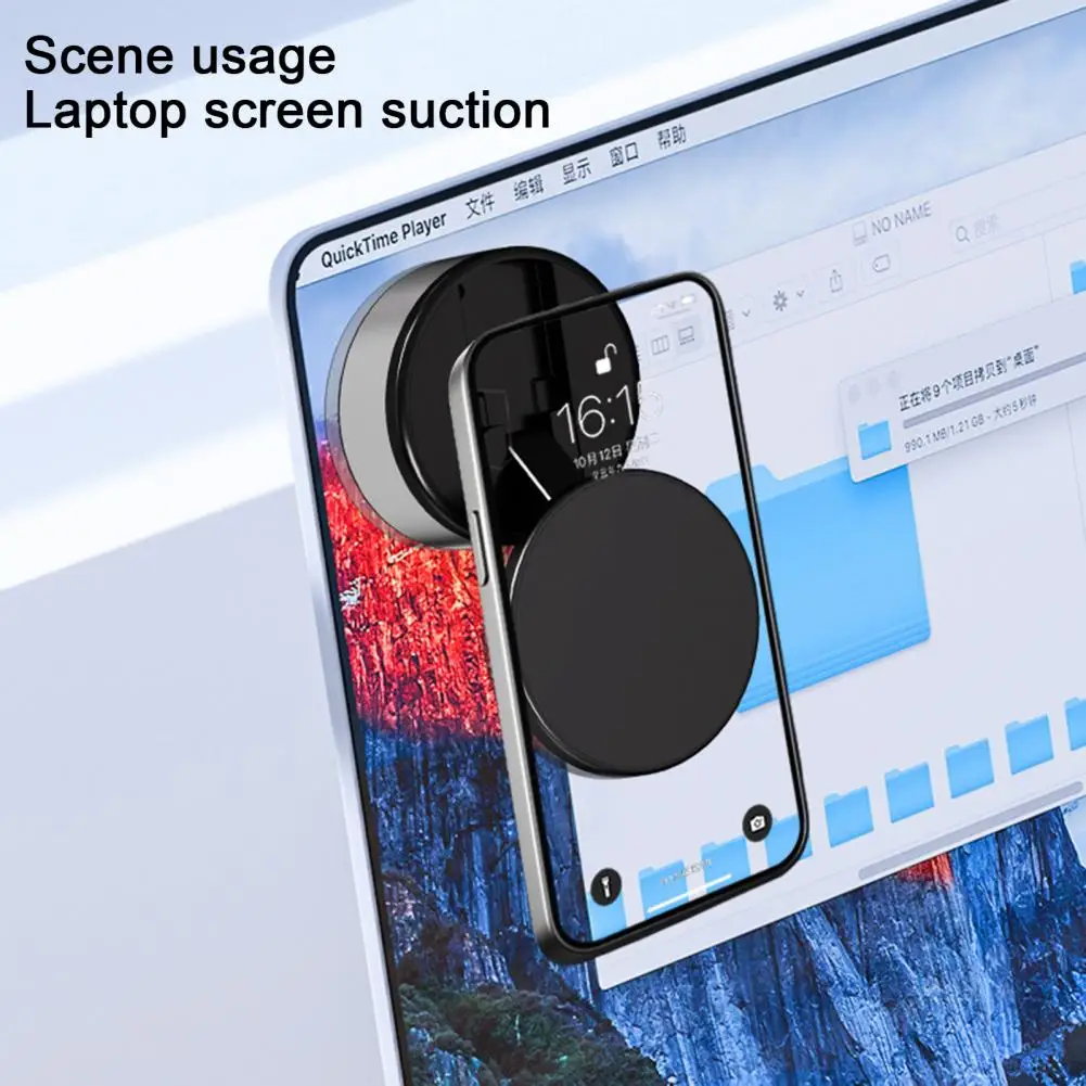 Soporte para teléfono con succión al vacío, soporte para teléfono de coche de aleación de Zinc, soporte eléctrico para teléfono de coche con succión al vacío con rotación de 360 grados para coche