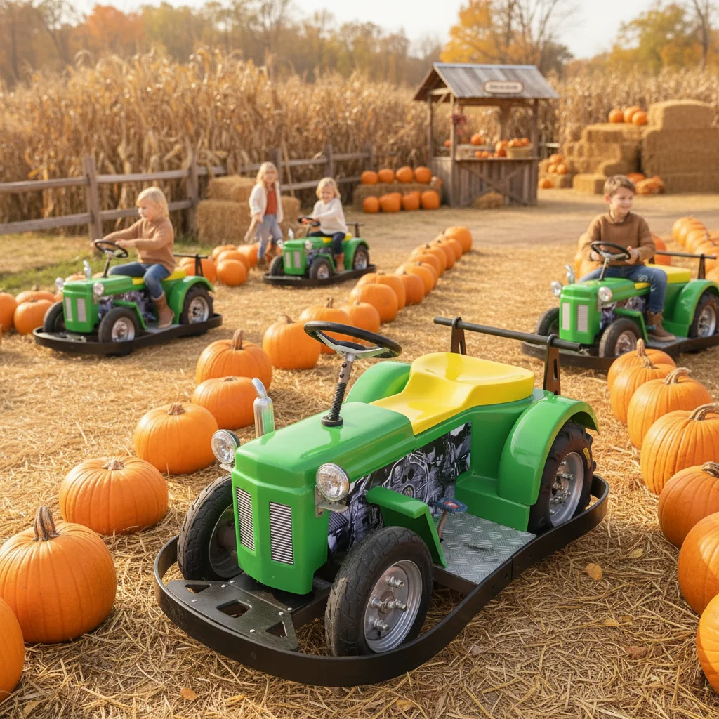 Latest Hot-selling Products From Tractor and Go-kart Farms Other Amusement Park Facilities  Large Outdoor Amusement Equipment