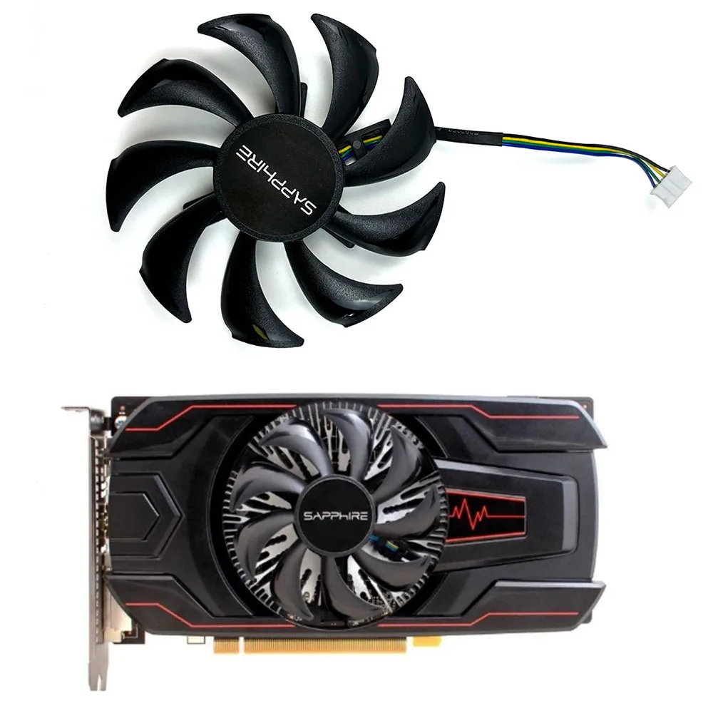 

GA91S2M DC12V 0.35A For DATALAND PowerColor R7 360 260X VGA Fan For Sapphire R7 360 2G D5 OC Graphics Card Cooling Fan