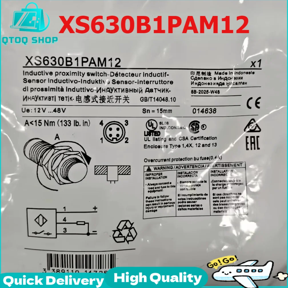 XS630B1PAM12 XS630B1NAM12 New High-Quality Proximity Switch Sensor Quality Assurance