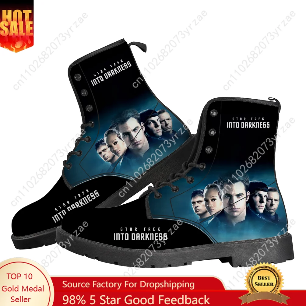 Bota Star Trek Into Darkness para hombre y mujer, bota informal para adolescentes, zapatos informales ligeros de alta calidad para exteriores, zapatos hechos a medida