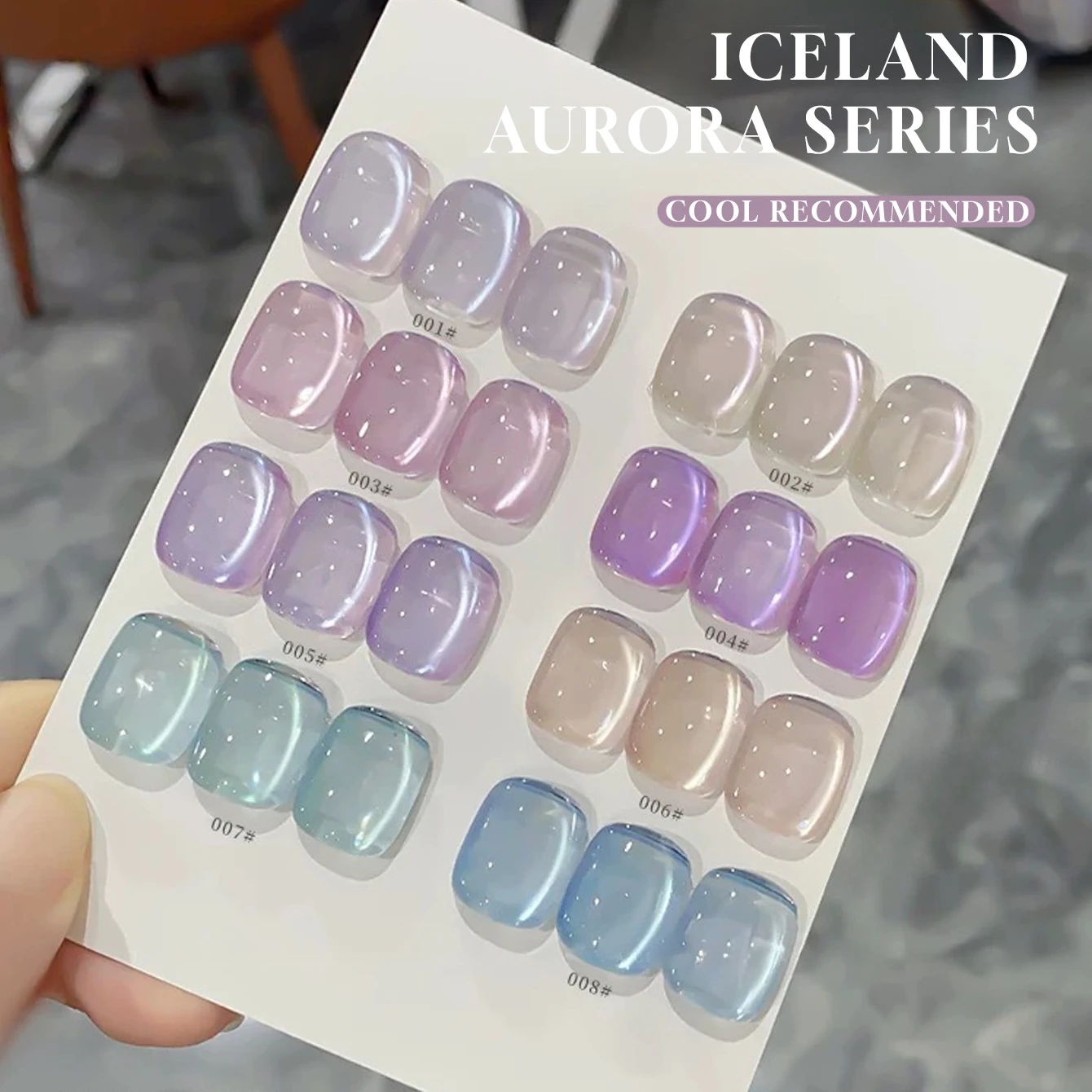 12ML 1PCS Aurora Feast Cat Eye Gel Polish Winter 2025 Versatile Sheer Finish Skin-Whitening Trendy Glass Bead Nail Art
