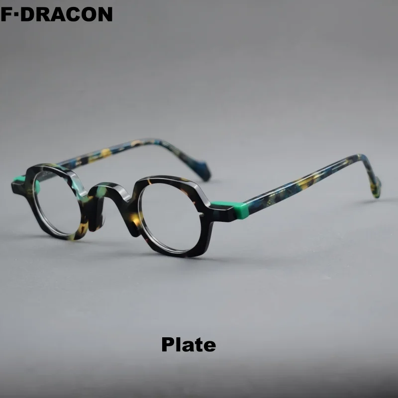 Plate Eyeglass Frame Retro Round Small Frame Men's And Women's Eyeglass Frames Height Number Optical Prescription Frame 212