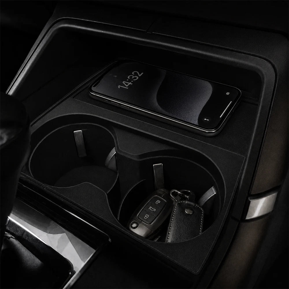 Center Console Cup Holder With Panel For Mazda CX-5 CX5 2026 2027 2028 Anti Slip Drink Holder Interior Storage Car Accessories