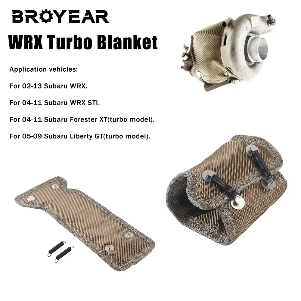 بطانية Broyear Premium Turbo - مناسبة تمامًا لمحركات Turbo Subaru WRX 2.0L/2.5L EJ20/EJ25 H4 #2