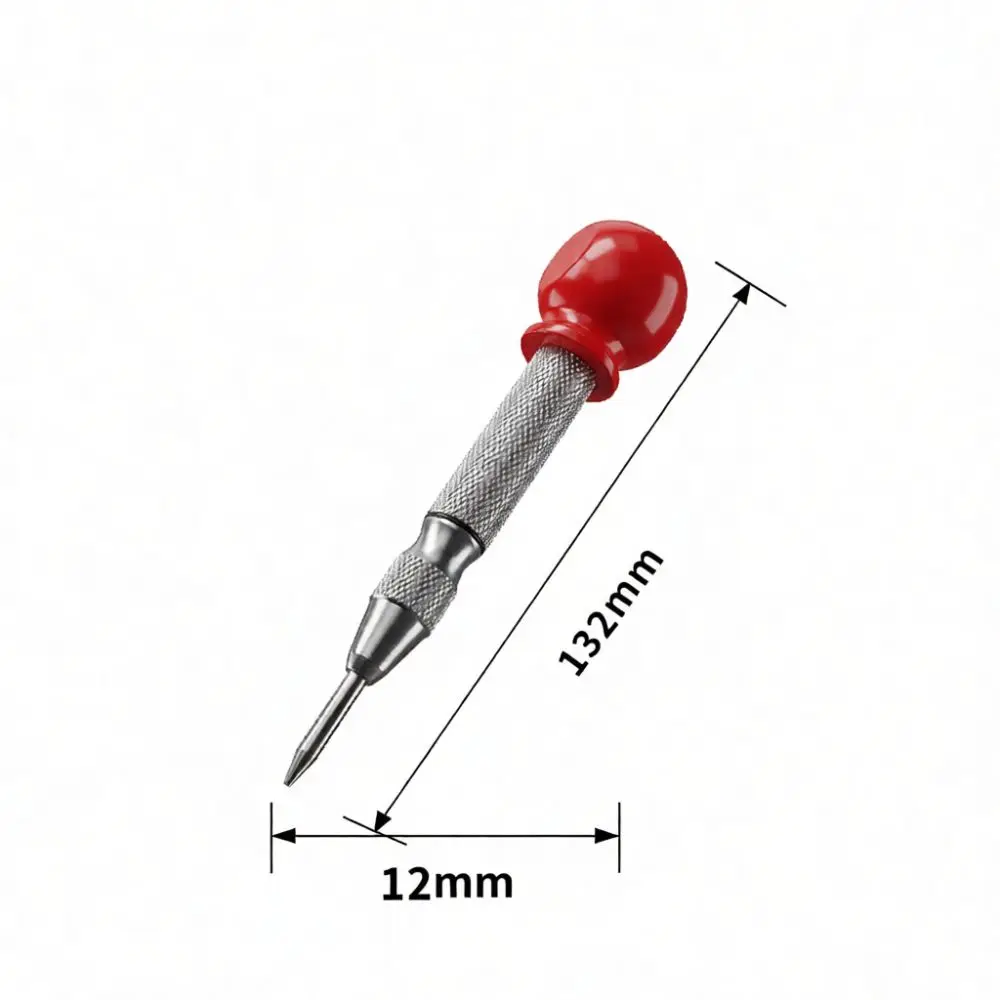 Automatic Center Punch Heavy Duty Marking Tool Accurate Drill Positioning Spring Impact Puncher For Metal Wood Surface