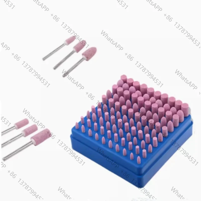 1-caixa-de-pontas-cilindricas-conicas-rosa-de-3mm-para-retificacao-pequena-cabeca-de-rebolo-para-retificadora-eletrica-e-moinho-de-vento