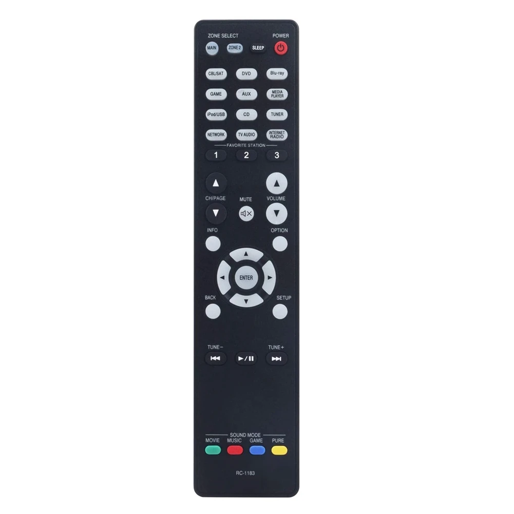 Y734A NOW Remote Control RC-1183 Replace for AV Receiver AVR-X2000 AVRX2000 AVR-E400