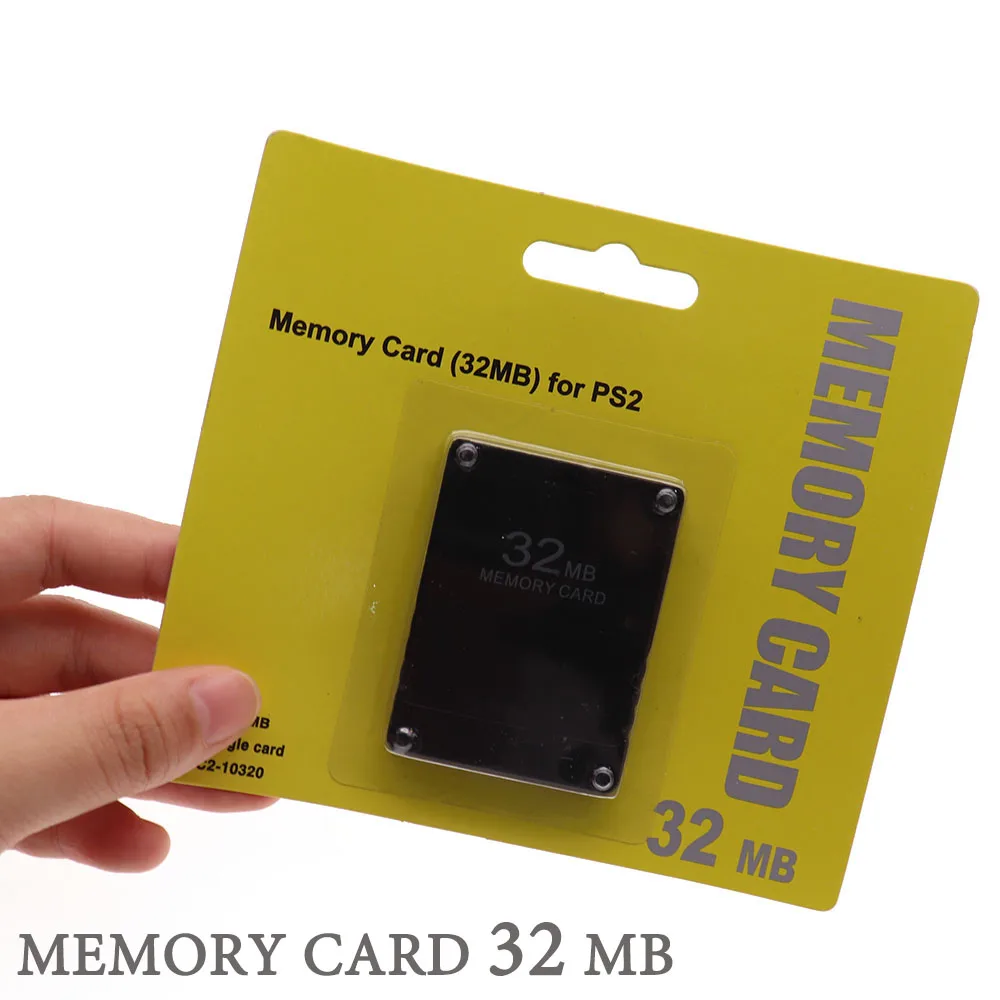 1pcs For PS2 Expansion Cards 8MB/16MB/32MB/64MB/128MB/256MB Megabyte Memory Card For PS2 Slim Game Data Console