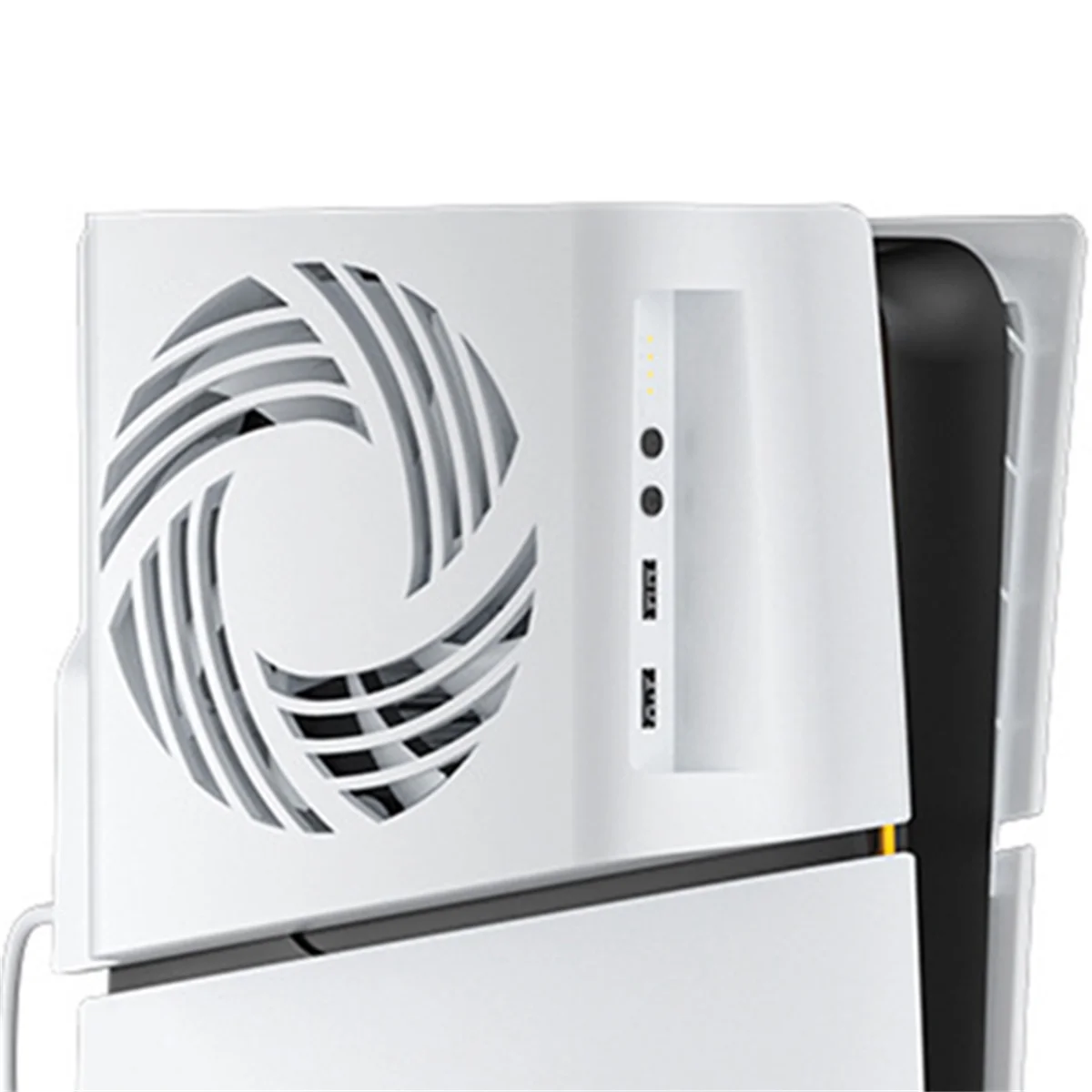 LED 라이트 포트가 있는 측면 장착 냉각 선풍기, 게임 콘솔 냉각 선풍기, SLIM 게임 콘솔 액세서리