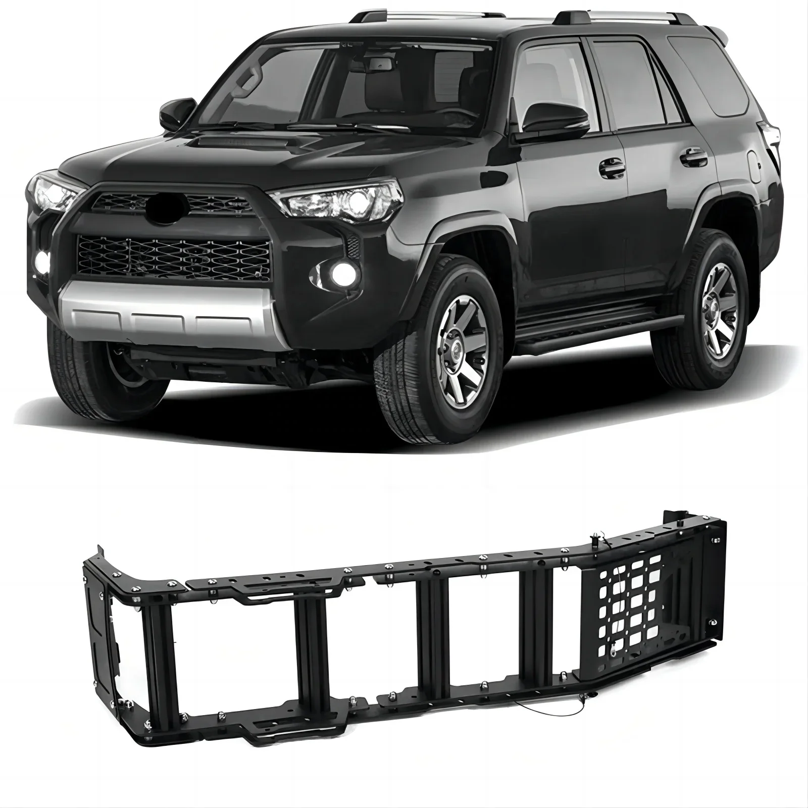 Black Steel Tail Gate Ladder Car ladder For TOYOTA 4RUNNER 2010-2023 Rear Gate Ladder