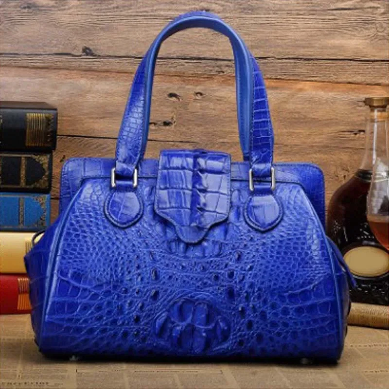 ourui new crocodile leather bag women package  Female bag  new women handbag