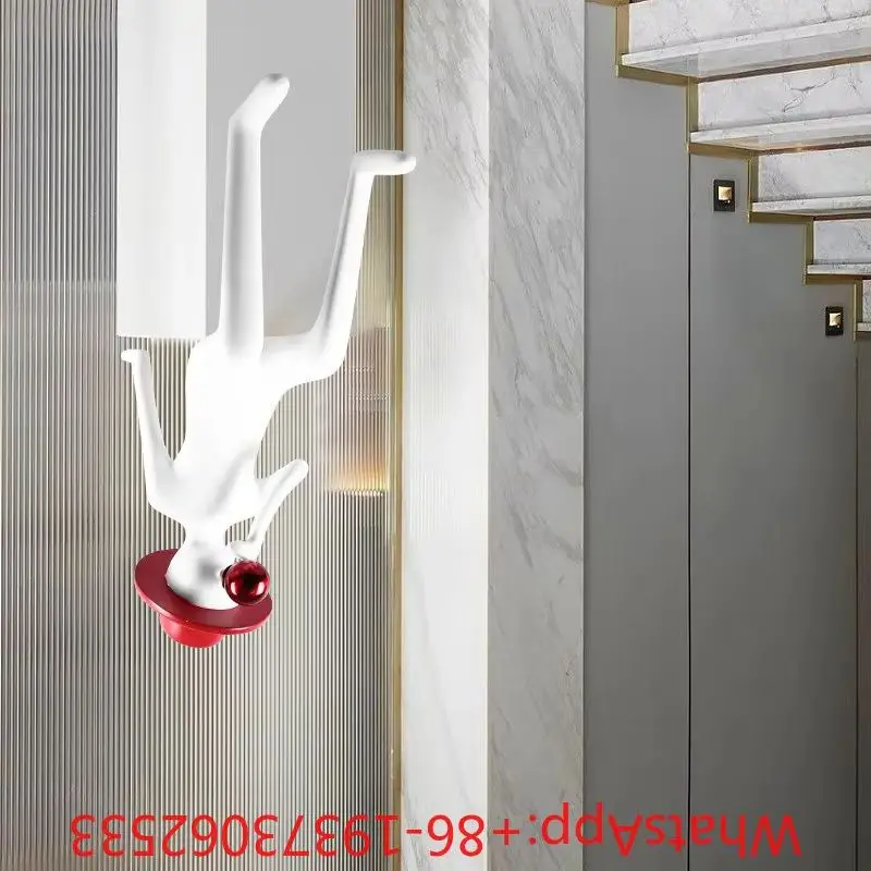 sculpture-abstraite-moderne-de-luxe-leger-en-forme-de-bulle-decoration-pour-salle-d'exposition-bureau-ou-entree