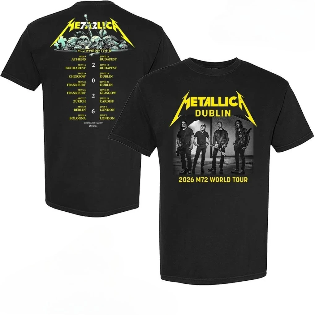 Metallica M72 Dublin, Ireland June 19-21, 2026 Shattered Skull T-Shirt