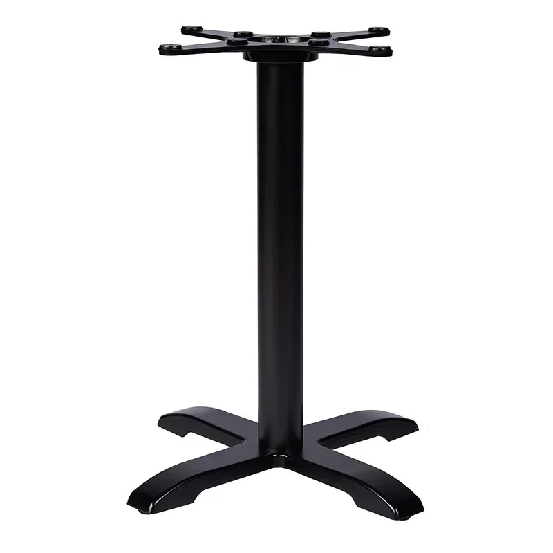 Chinese and Western Restaurant Cafe Bar Cross Base Wrought Iron Table Leg Bracket Cast Iron Table Foot