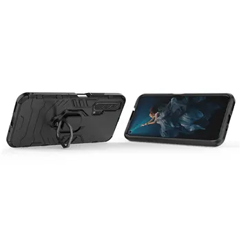 Nárazuvzdorné pouzdro Armor pro Honor 20 20i 20S 10 10i 9A 9N 8X Max 8A Prime 8S 6X Pro Plus Lite Bumper Kovový kroužek Stojan Zadní kryt 10 nejlepší prodej Zadní kryt Honor 6x - №5