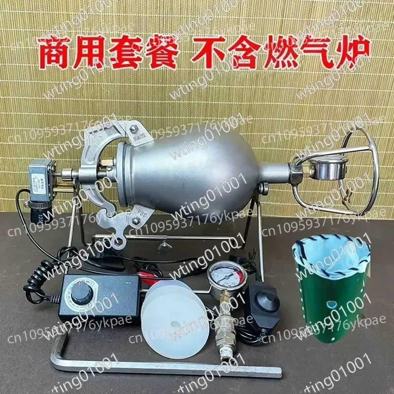 for 1000ml Large Capacity Popcorn Maker for Home and Business Use Manual Crank Style Corn Popper with Grain Expansion Feature