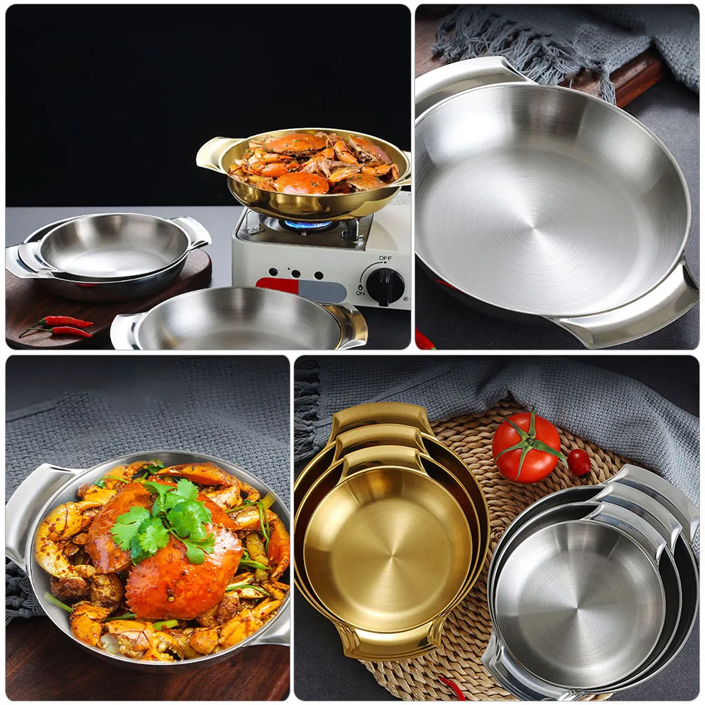 

Stainless Steel Snack Plate Food Serving Tray For Home Restaurant Bar Use Smooth Mirror Finish Multi Purpose Steak