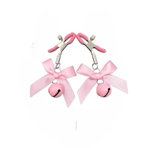 4 Colors Sexy Bow Adjustable Nipple Clamp Breast Bdsm Small Bell Adult Fetish Flirting Teasing Sex Toys For Couples
