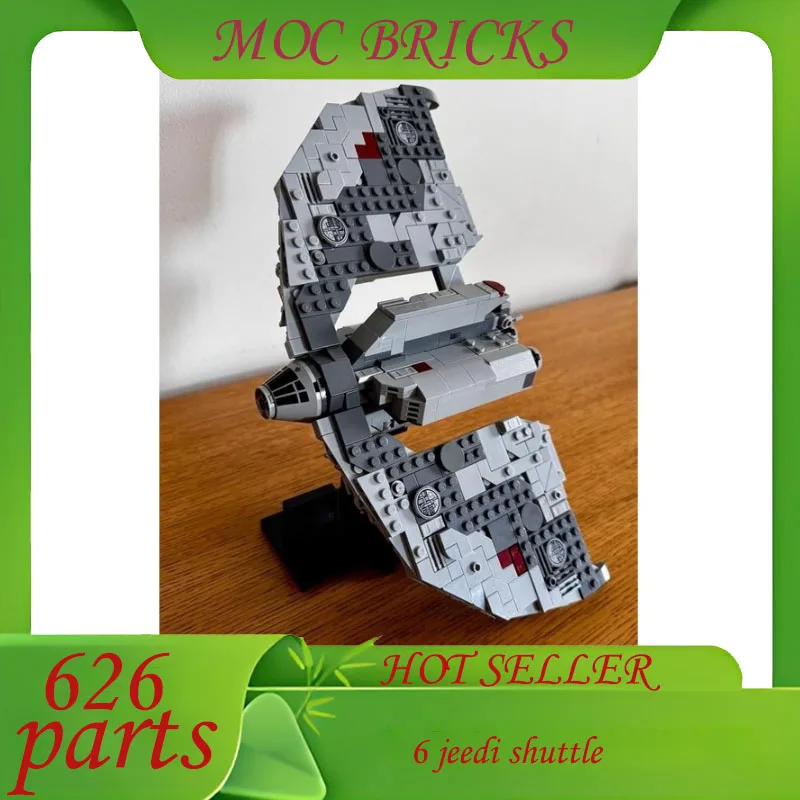 Personnaliser 626 pièces MOC Ahsoka Tano's T-6 Jeedi navette vaisseau spatial série guerre spatiale bricolage assemblage briques modèle enfants jouets cadeaux