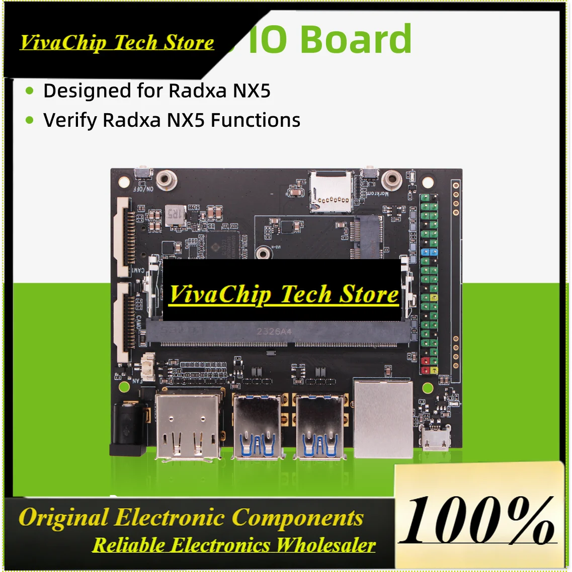Плата VivaRadxa NX5 IO, проверка функций Radxa NX5