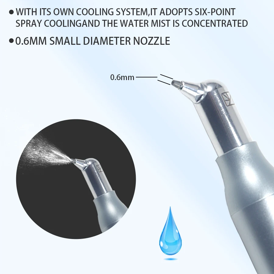 Dental Aluminum Oxide Micro Blaster with Water Spray Microetcher, Alumina Sandblasting Gun, Air Polisher, Dentistry Tools