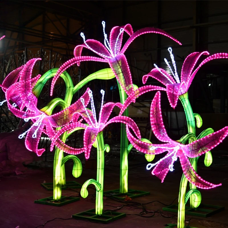 Outdoor Chinese lanterns Led lanterns for garden decoration