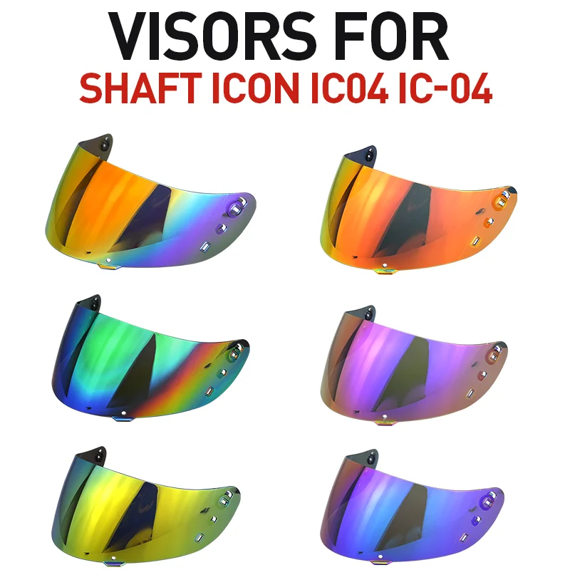 

Ic04 Full face helmet mask For ICON airflite lC-04 wear-resistant and impact-resistant Motorcycle cool dazzling HD lenses