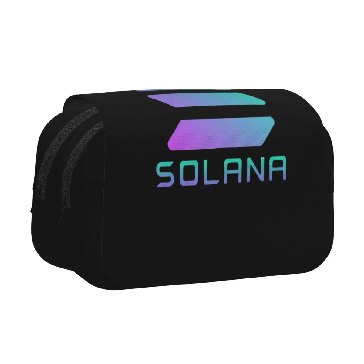 

Криптовалюта Solana - Кожаный пенал Solana SOL с жестким корпусом, большой вместимости, для ручек и карандашей