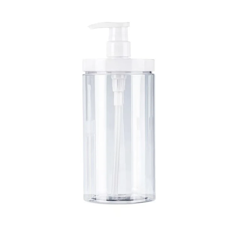 Clear Wide Mouth Refillable Bottles Store Shampoo Lotion Bath Gel Hand Wash Portable Liquid Soap Dispenser For Bathroom Daily Us